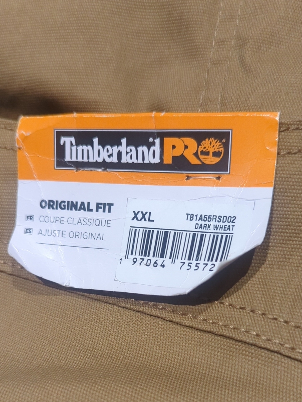 Timberland Men's Insulated Work Bib Overalls Pants - Size 2XL NWT - Picture 5 of 6